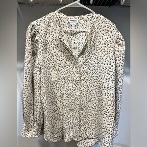 Express long sleeve portofino print shirt
